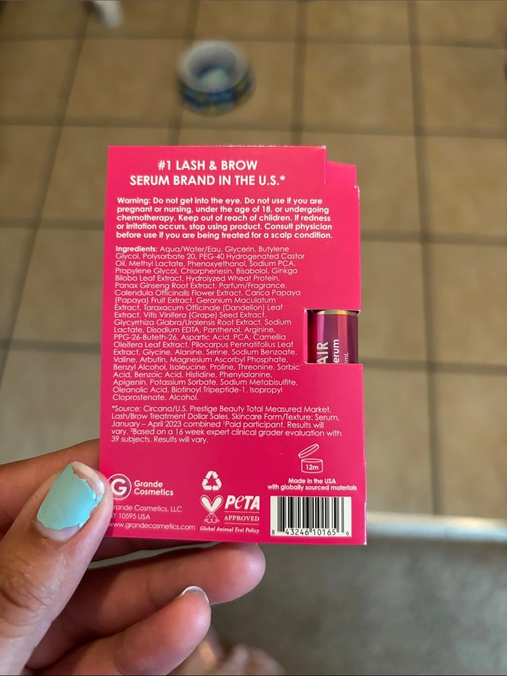 GrandeHAIR Hair Enhancing Serum - Pink
